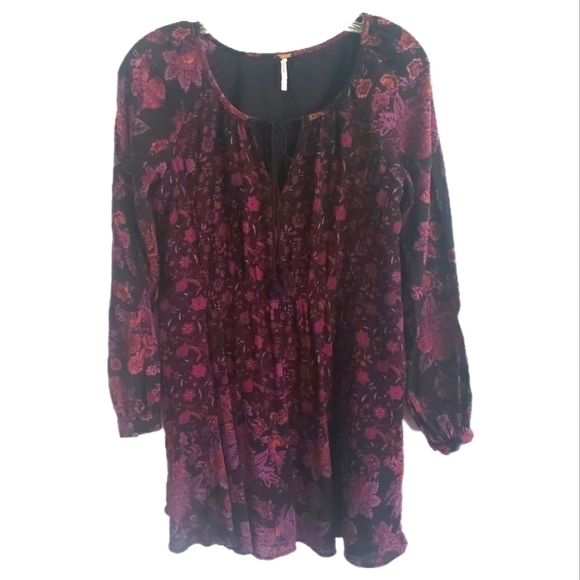 Free People Floral Res Dress Size Small Petite - Picture 1 of 12